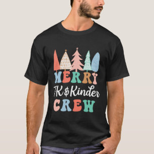 Merry Tk und Kinder Crew Kindergarten Lehrerin Chr T-Shirt