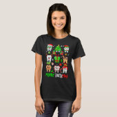 Merry Toothmas Teeth Collection Santa Reindeer Xma T-Shirt (Vorne ganz)