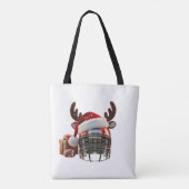 Merry Touchdown Tasche - Festivals Football Holida (Rückseite)