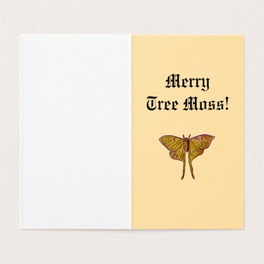 Merry Tree Moss Card (Innenseite Aufgefaltet)