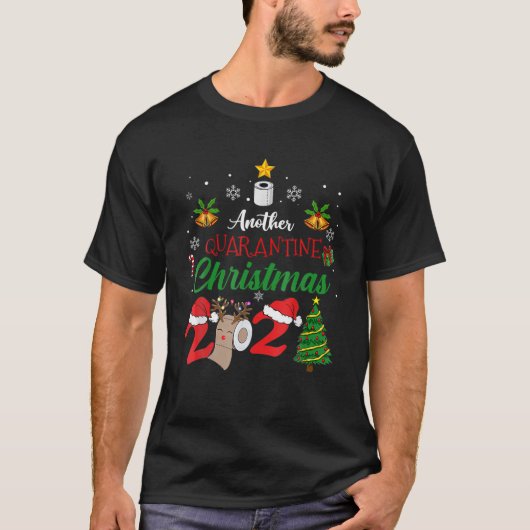 Merry Trexmas Funny Trex Weihnachts-Pajama-Kostüm T-Shirt (Vorderseite)