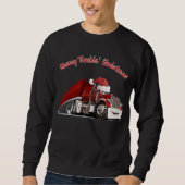 Merry Truckin Weihnachten Sweatshirt (Vorderseite)
