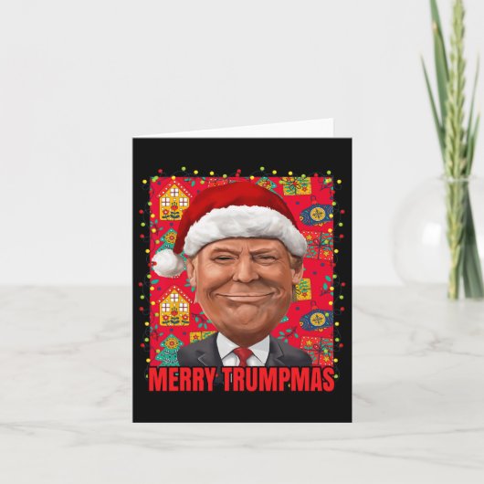 Merry Trump Xmas 2024 Karte (Vorderseite)