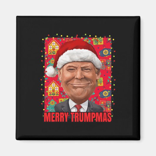 Merry Trump Xmas 2024 Magnet (Vorne)