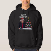 Merry TRUMP'MAS Christmas Hoodie (Vorderseite)