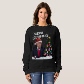 Merry TRUMP'MAS Christmas Sweatshirt (Vorne ganz)