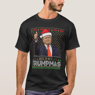 Merry Trumpmas Funny Ugly Weihnachts Sweater Best T-Shirt