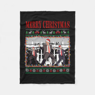 Merry Trumpmas - Santa Claus Donald Trump Tance Fleecedecke