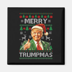 Merry Trumpmas - Weihnachtsmann Donald Trump Magnet