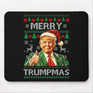 Merry Trumpmas - Weihnachtsmann Donald Trump Mousepad