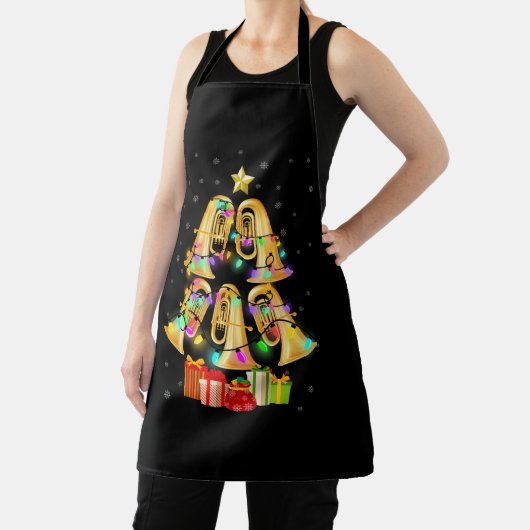 Merry Tuba Weihnachtsbaum Weihnachtslichter Schürze (InSitu)