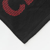 Merry Ugly Christmas Santa Hat Astronaut Riding Ro Fleecedecke (Ecke)