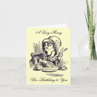 Merry Un-Birthday Feiertagskarte