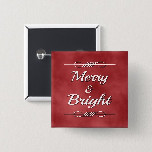 Merry und Bright Button (Vorne & Hinten)