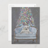 Merry und Bright Feiertagspostkarte (Vorne/Hinten)