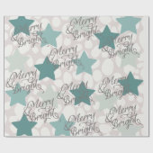Merry und Bright Geschenkpapier (Flach)