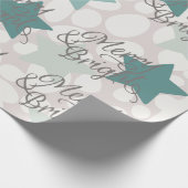 Merry und Bright Geschenkpapier (Ecke)