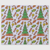 Merry und Bright Geschenkpapier (Flach)