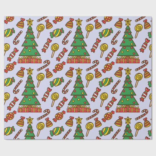 Merry und Bright Geschenkpapier (Flach)