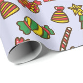 Merry und Bright Geschenkpapier (Rolleneckpunkt)