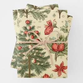 Merry und Bright Geschenkpapier Set