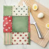 Merry und Bright Geschirrtuch (Viertel Falte)