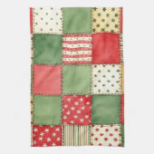 Merry und Bright Geschirrtuch (Vertikal)