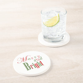 Merry und Bright Getränkeuntersetzer