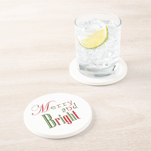 Merry und Bright Getränkeuntersetzer (Seite)