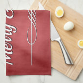 Merry und Bright Handtuch (Viertel Falte)