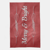 Merry und Bright Handtuch (Vertikal)