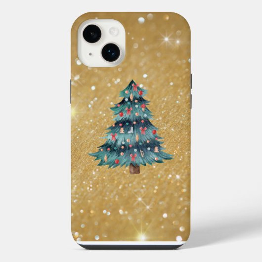 Merry und Bright iPhone Hülle (Rückseite)