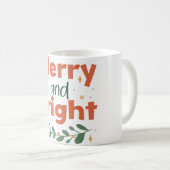Merry und Bright Kaffeetasse (VorderseiteRechts)