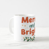 Merry und Bright Kaffeetasse (Vorderseite Links)