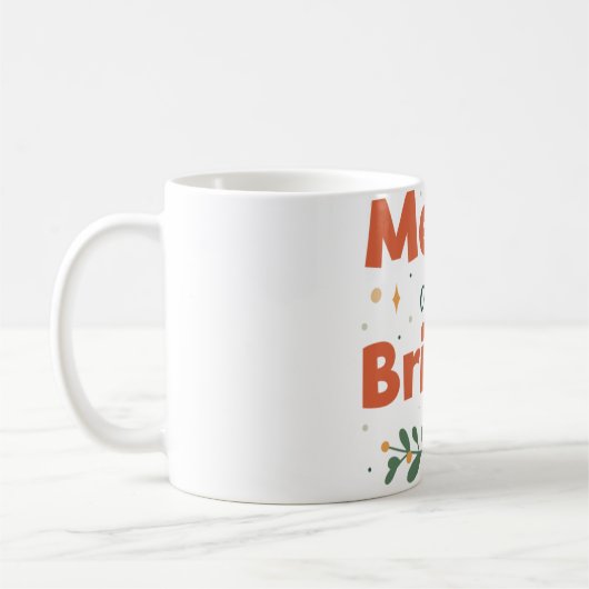 Merry und Bright Kaffeetasse (Links)