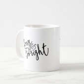 Merry und Bright Kaffeetasse (Vorderseite Links)