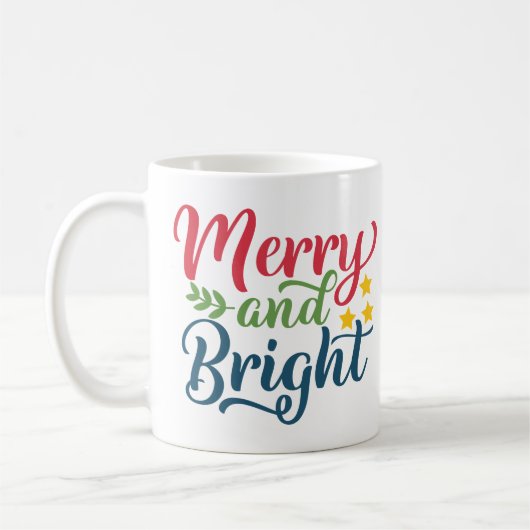 Merry und Bright Kaffeetasse (Links)