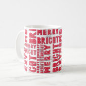 Merry und Bright Kaffeetasse (Vorderseite Links)