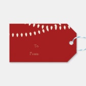 Merry und Bright Lights Geschenkanhänger (Vorderseite (Horizontal))