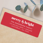 Merry und Bright | Modern Christmas Bright Red