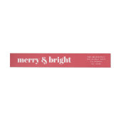 Merry und Bright | Modern Christmas Bright Red (Person)