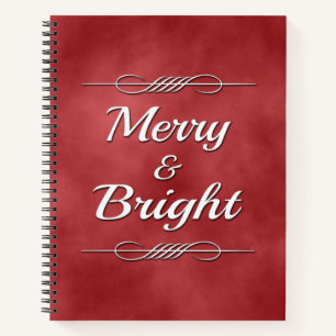 Merry und Bright Notizblock