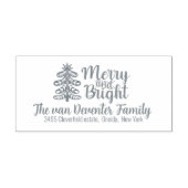 Merry und Bright Permastempel (Design)