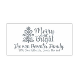 Merry und Bright Permastempel