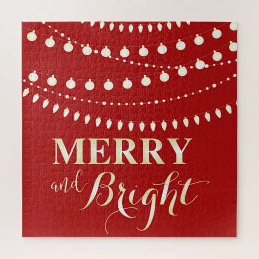 Merry und Bright Puzzle (Vertikal)