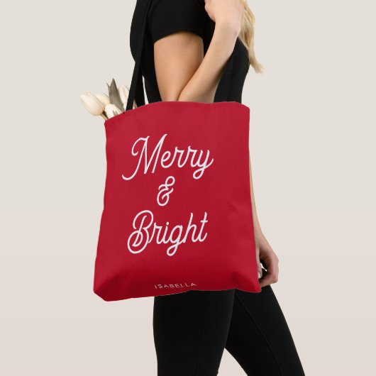 Merry und Bright Red Tasche (Von Nahem)