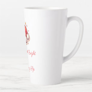 Merry und Bright Santa Latte Tasse