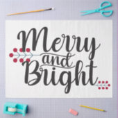 Merry und Bright Seidenpapier (Basteln)