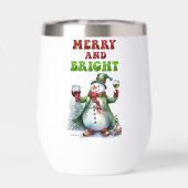 Merry und Bright Snowman (Rückseite)