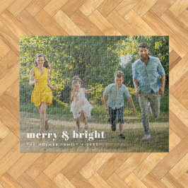 Merry und Bright | Stilvolle Weihnachten im Foto Puzzle